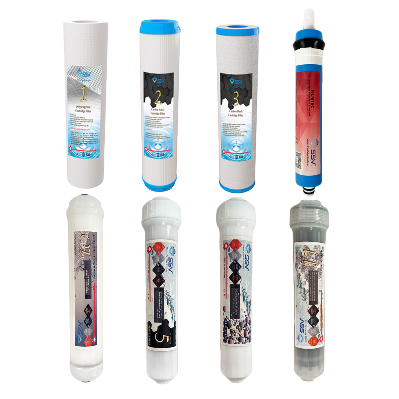 فیلتر دستگاه تصفیه آب اس اس وی مدل H865 PACK بسته 8 عددی
