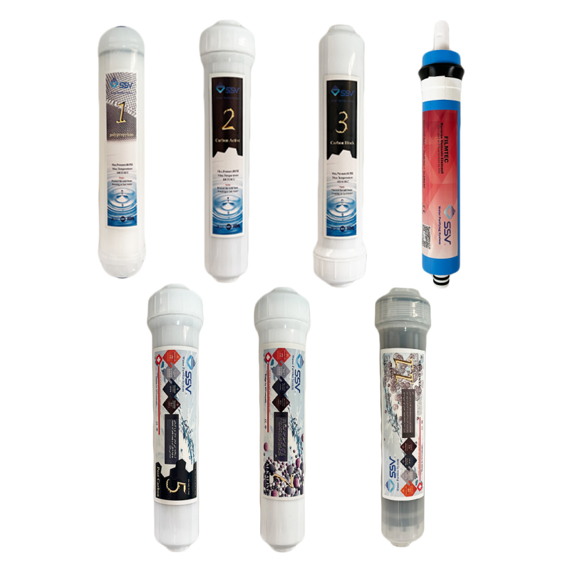 فیلتر دستگاه تصفیه آب اس اس وی مدل L755 PACK بسته 7 عددی