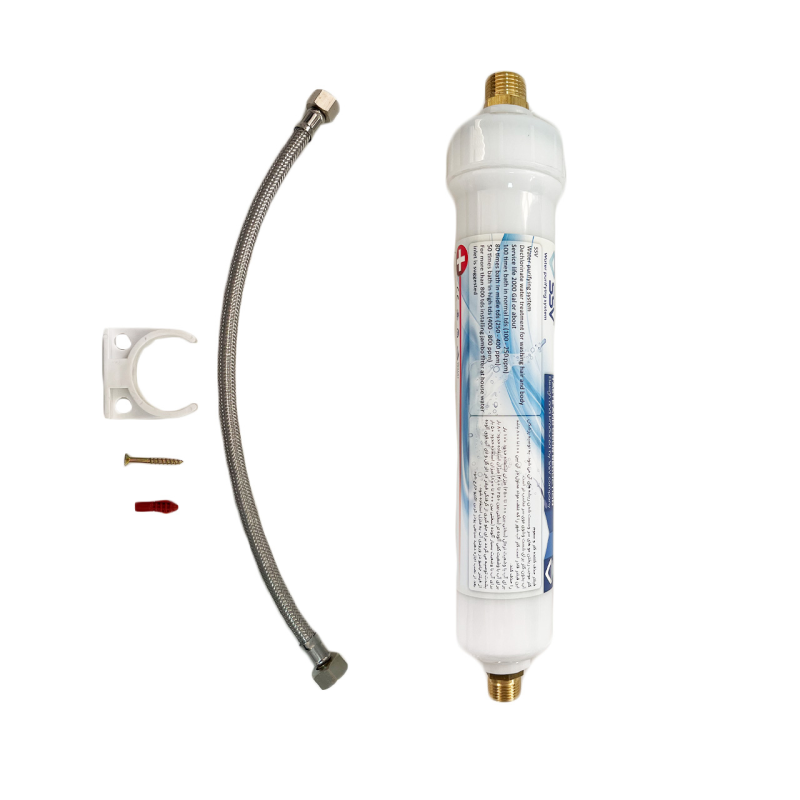 فیلتر دستگاه تصفیه آب اس اس وی مدل تصفیه آب دوش حمام 