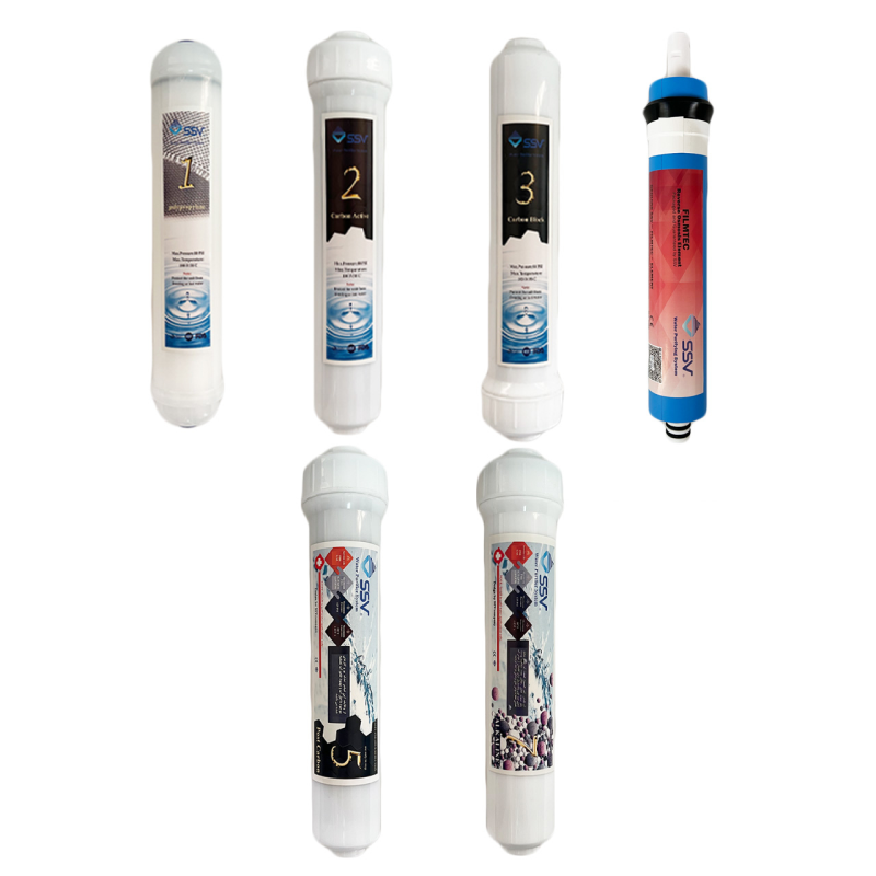 فیلتر دستگاه تصفیه آب اس اس وی مدل L630 بسته 6 عددی