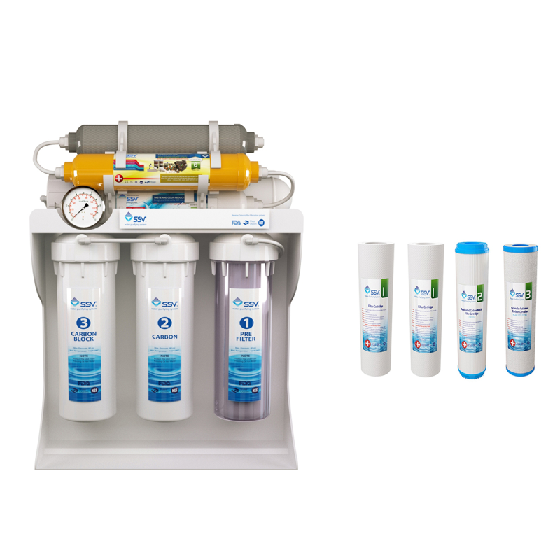 دستگاه تصفیه کننده آب اس اس وی مدل UltraPro X830 به همراه فیلتر بسته 4 عددی