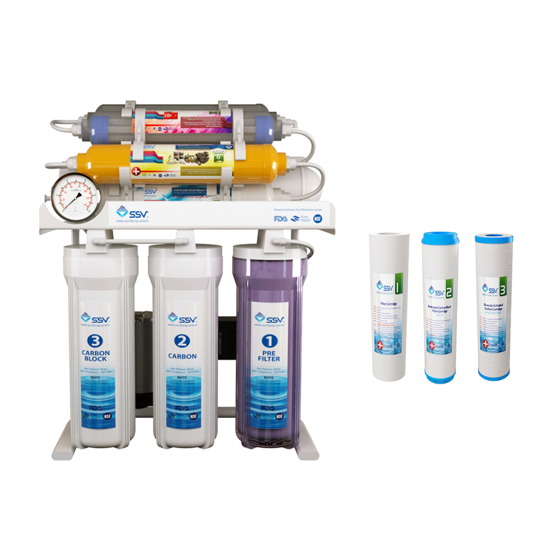 دستگاه تصفیه کننده آب اس اس وی مدل MaxTec X900 به همراه فیلتر بسته 3 عددی