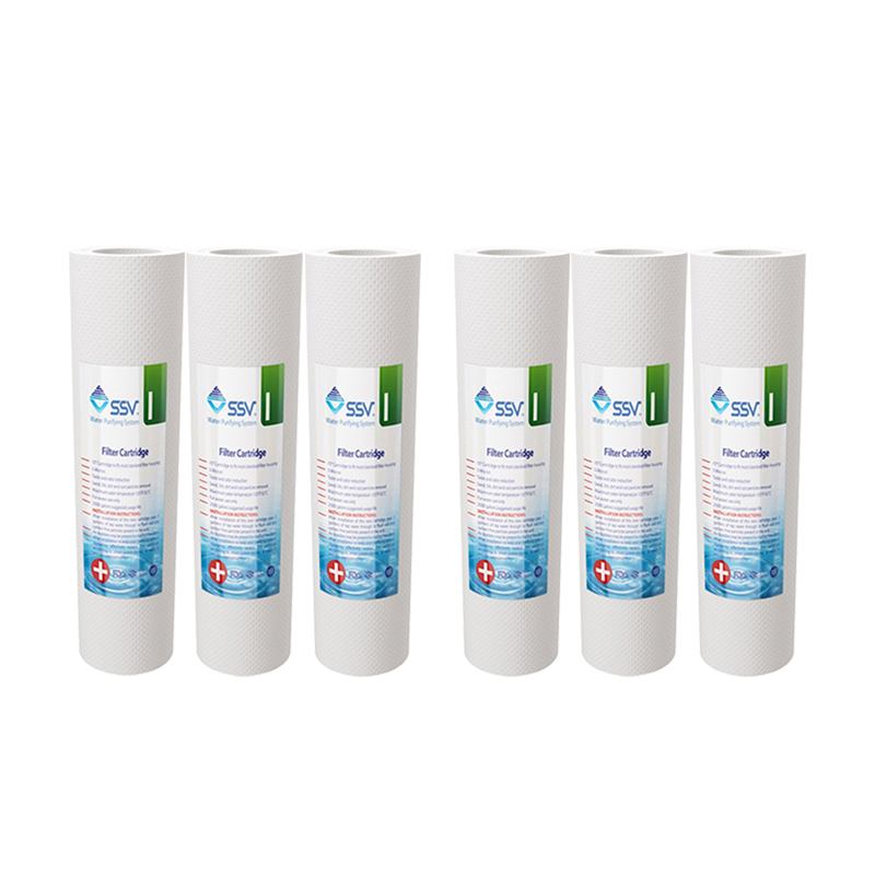 فیلتر دستگاه تصفیه کننده آب اس اس وی مدل H-P.P مجموعه 6 عددی