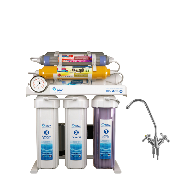 دستگاه تصفیه کننده آب اس اس وی مدل SuperTec 2W X900 به همراه شیر دوکاره