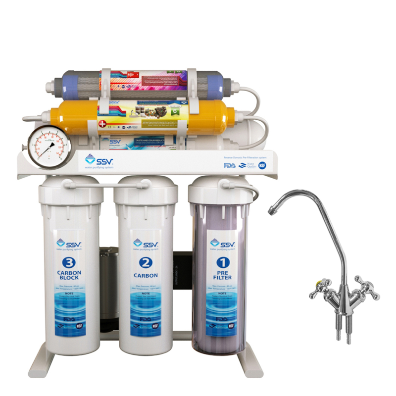 دستگاه تصفیه آب اس اس وی مدل UltraTec 2W X800 به همراه شیر دوکاره