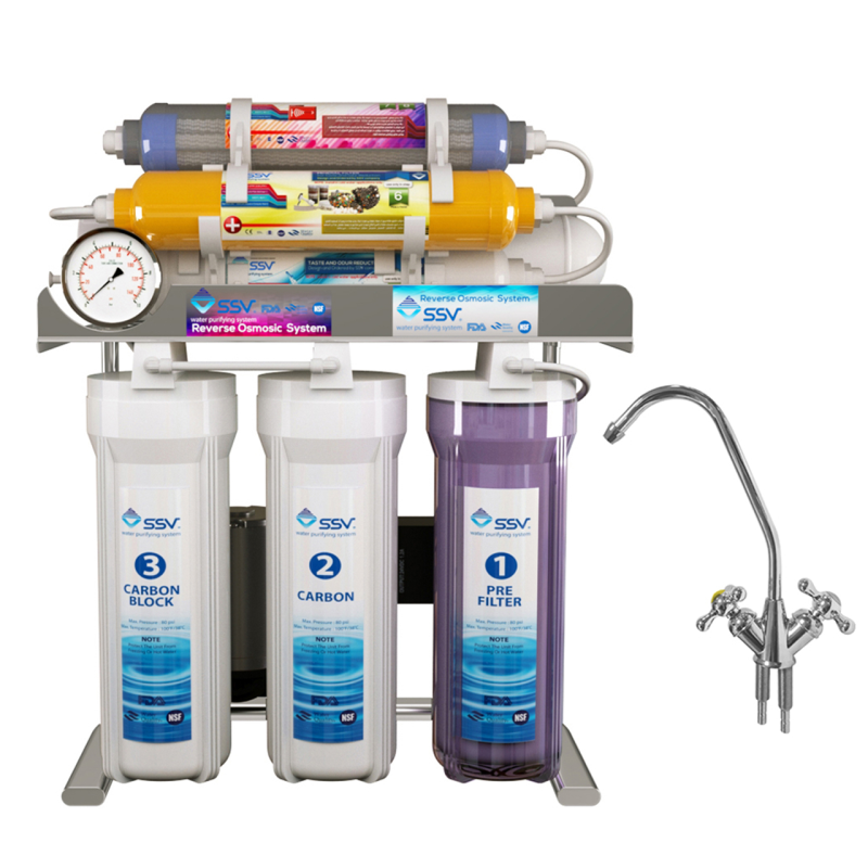 دستگاه تصفیه آب اس اس وی مدل MaxSpring 2W X900 به همراه شیر دوکاره