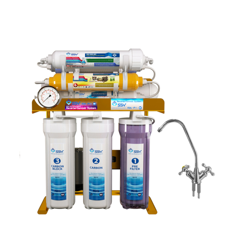 دستگاه تصفیه آب اس اس وی مدل MaxGold 2W X1050 به همراه شیر تصفیه آب