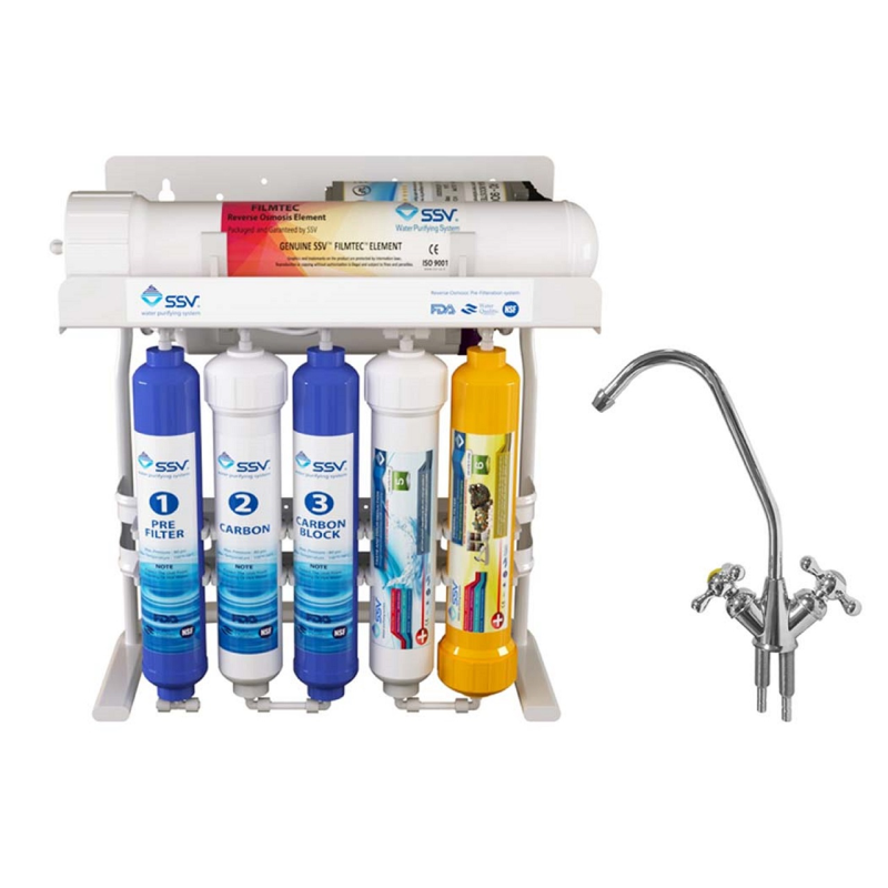 دستگاه تصفیه کننده آب اس اس وی مدل  PureLine 2W X960 به همراه شیر تصفیه آب کد 07