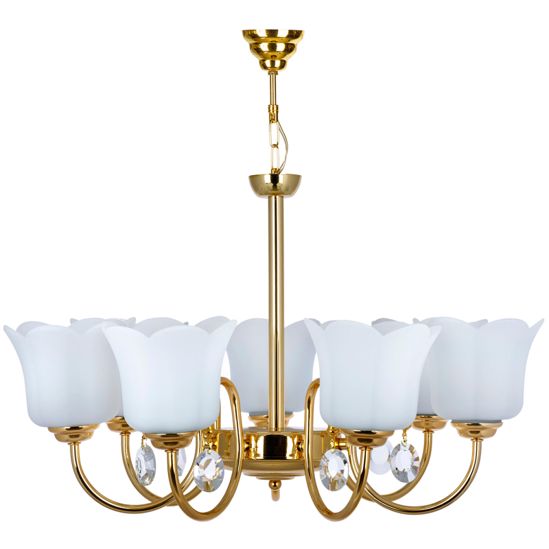 لوستر چشمه نور 7 شعله کد A856/7-O  