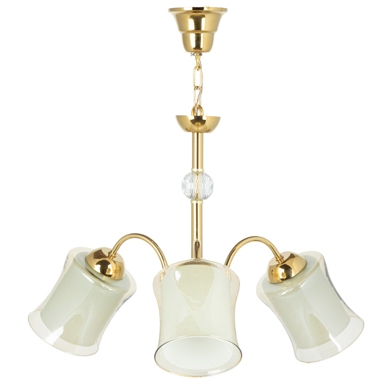 لوستر 3 شعله چشمه نور کد A833/3-G