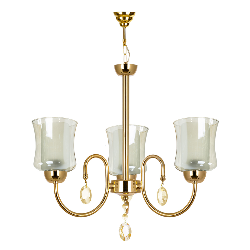 لوستر سه شعله چشمه نور کد AB811/3