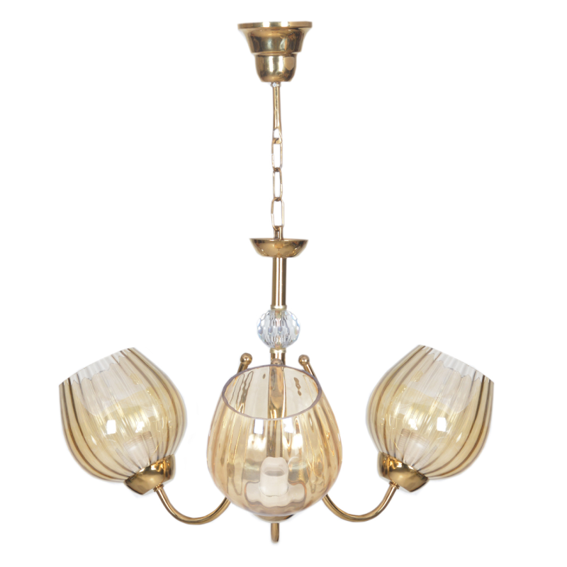 لوستر سه شعله چشمه نور کد AB807.3