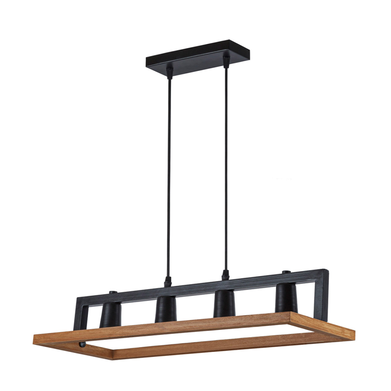 لوستر چهار شعله چشمه نور کد AB1336/4BK