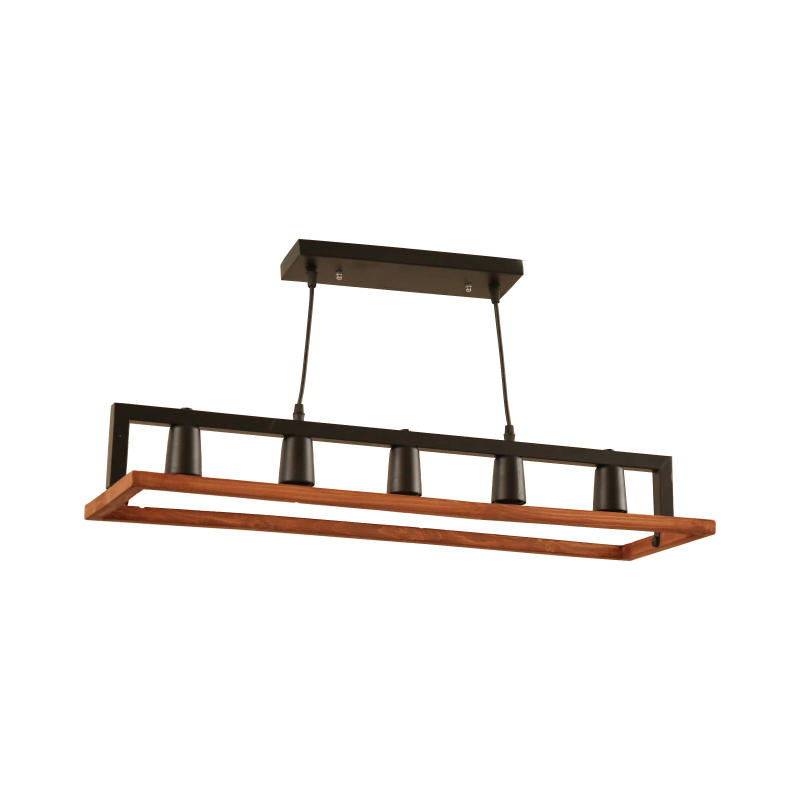 لوستر آویز پنج شعله چشمه نور کد A1336-5