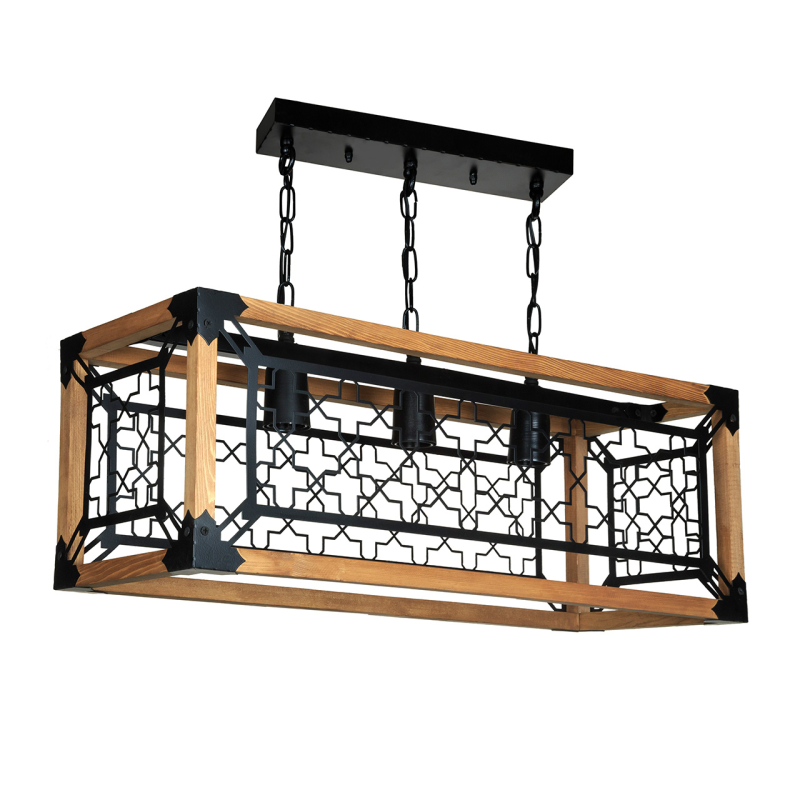 لوستر سه شعله چشمه نور کد 2233/3BK لوستر سه شعله چشمه نور کد 2233/3BK