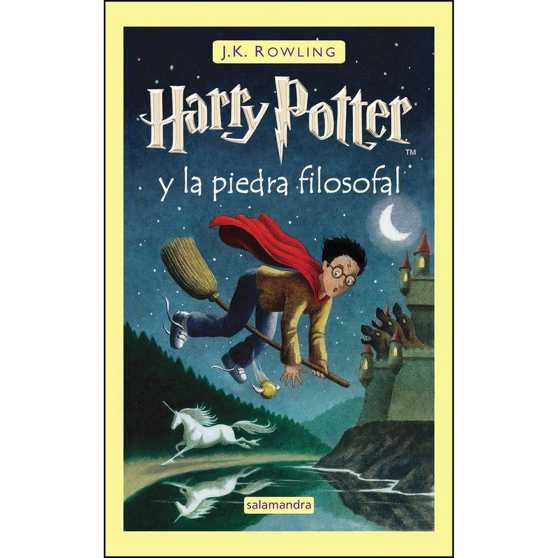 کتاب Harry Potter y la piedra filosofal اثر J.K. Rowling انتشارات Salamandra Infantil y Juvenil