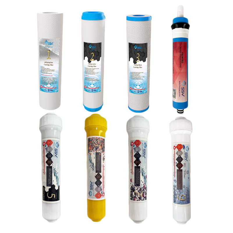 فیلتر دستگاه تصفیه آب اس اس وی مدل H830 بسته 8 عددی