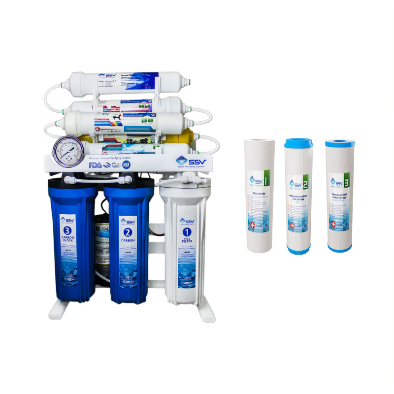 دستگاه تصفیه کننده آب اس اس وی مدل   MaxBlue x900 به همراه فیلتر 3عددی 