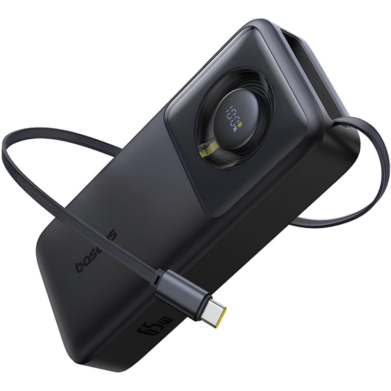 پاور بانک بیسوس مدل Free2Pull 65W ظرفیت 20000 میلی آمپر ساعت به همراه کابل تایپ سی