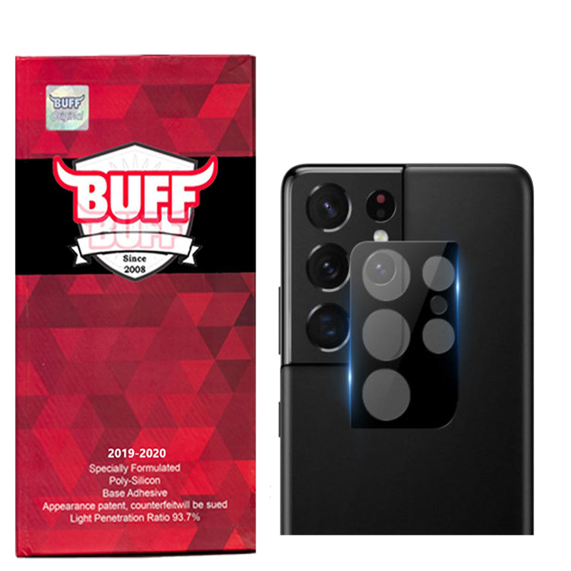 محافظ لنز دوربین گوشی سامسونگ Galaxy S21 Ultra بوف مدل 3DColorLenz 