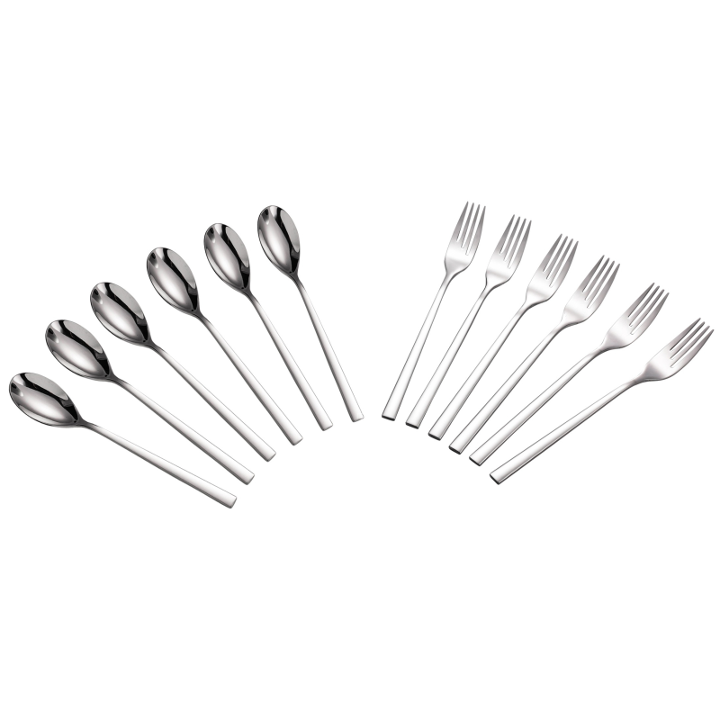 سرویس قاشق و چنگال 12 پارچه 6 نفره جی فی نی مدل 10