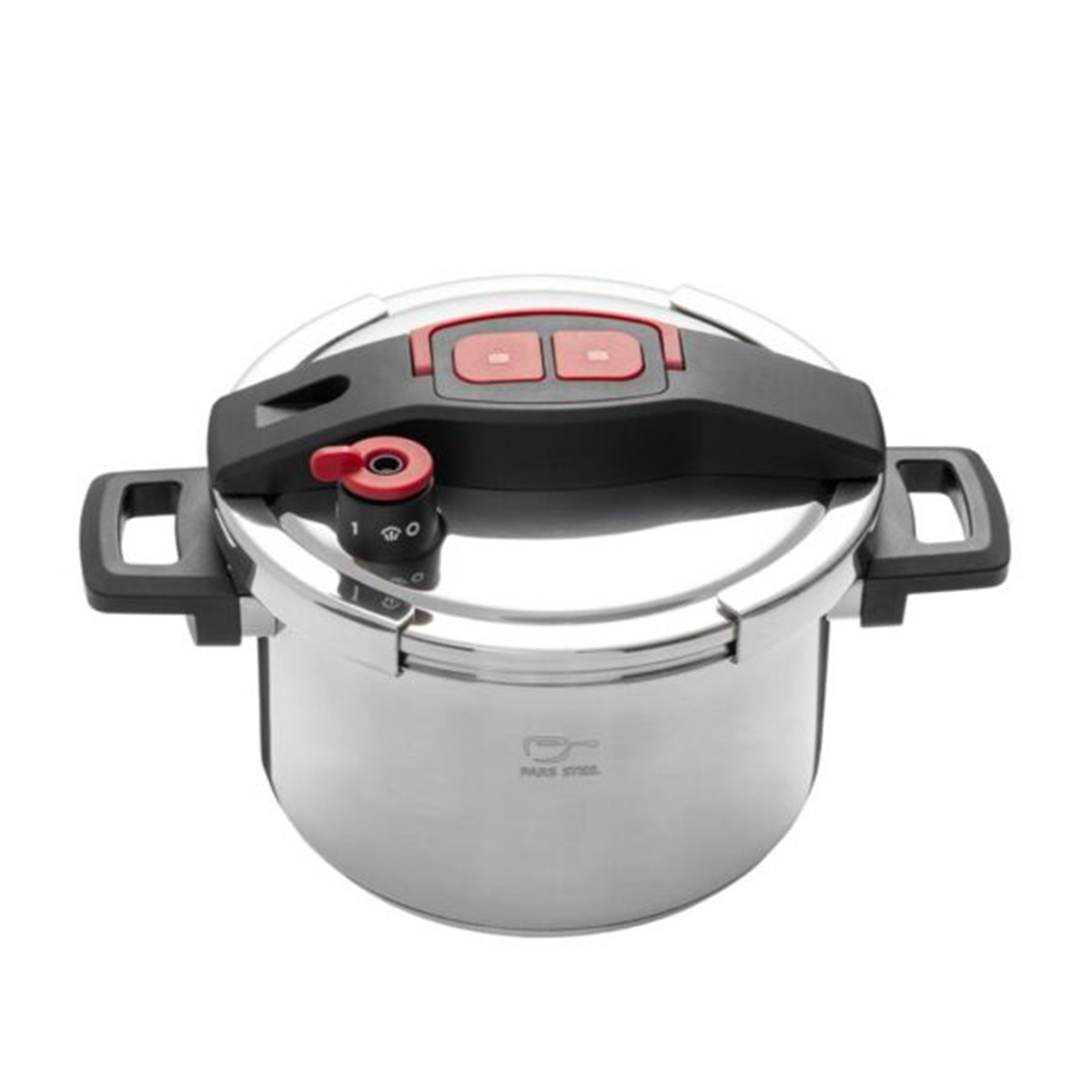 زودپز 4 لیتری پارس استیل مدل کلیپسو-قرمز