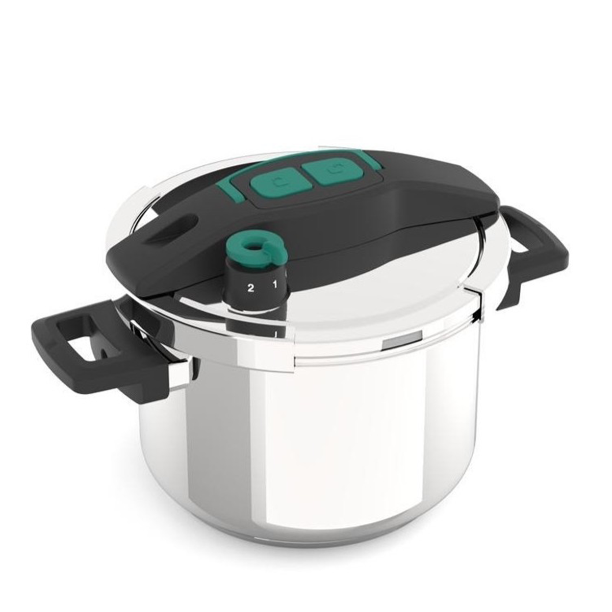 زودپز دوقلو 4 و 6 لیتری پارس استیل مدل کلیپسو-سبز