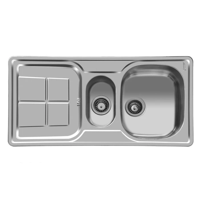 سینک ظرفشویی اخوان مدل 158 توکار-چپ لگن