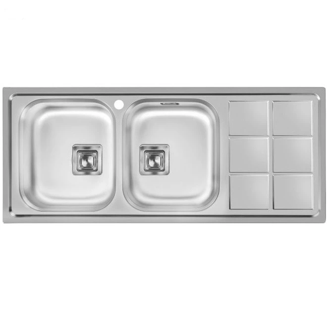 سینک اخوان مدل 500 توکار-چپ لگن