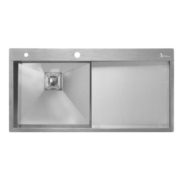 سینک ظرفشویی اخوان مدل 348 توکار-راست لگن سینک ظرفشویی اخوان مدل 348 توکار-راست لگن