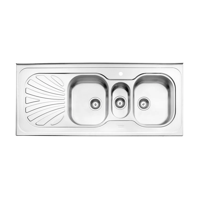 سینک ظرفشویی استیل البرز مدل 530 روکار-راست لگن سینک ظرفشویی استیل البرز مدل 530 روکار-راست لگن