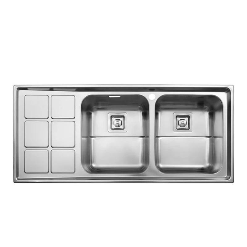 سینک استیل البرز کد 761 توکار-راست لگن سینک استیل البرز کد 761 توکار-راست لگن