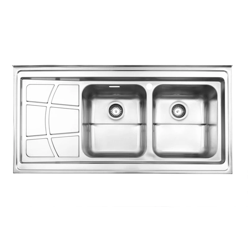 سینک ظرفشویی استیل البرز مدل 762 روکار-راست لگن