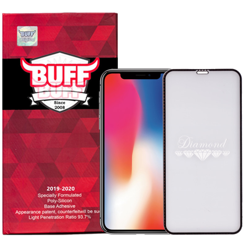 گلس گوشی اپل آیفون X بوف 5D مدل Diamond