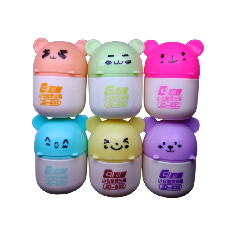 ماژیک علامت گذار مدل موشی بسته ۶ عددی ماژیک علامت گذار مدل موشی بسته ۶ عددی