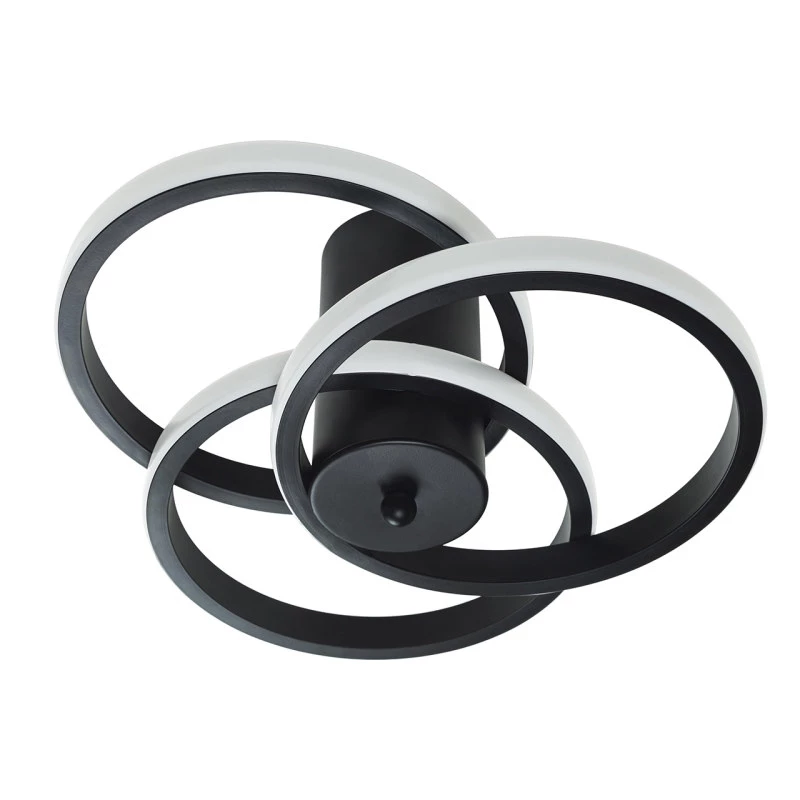 لوستر سقفی اتاق چشمه نور مدل L6370/3 آفتابی-طوسی