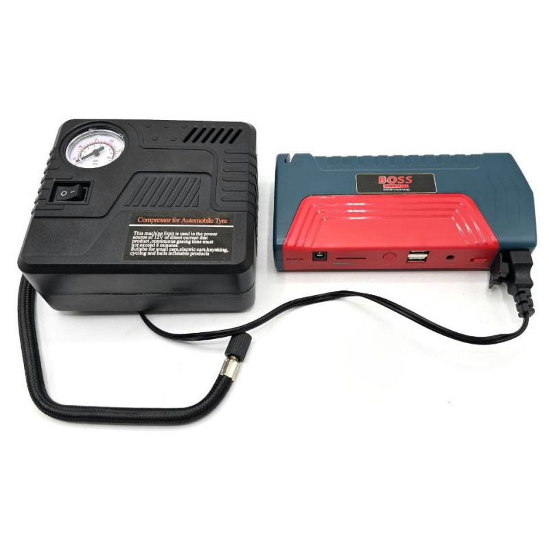 جامپ استارتر و کمپرسور فندکی باس مدل BS-124J جامپ استارتر و کمپرسور فندکی باس مدل BS-124J