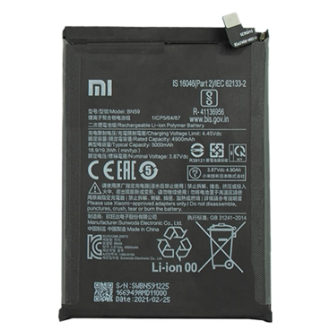 باتری گوشی شیائومی Redmi Note 10 کد فنی BN59-مشکی