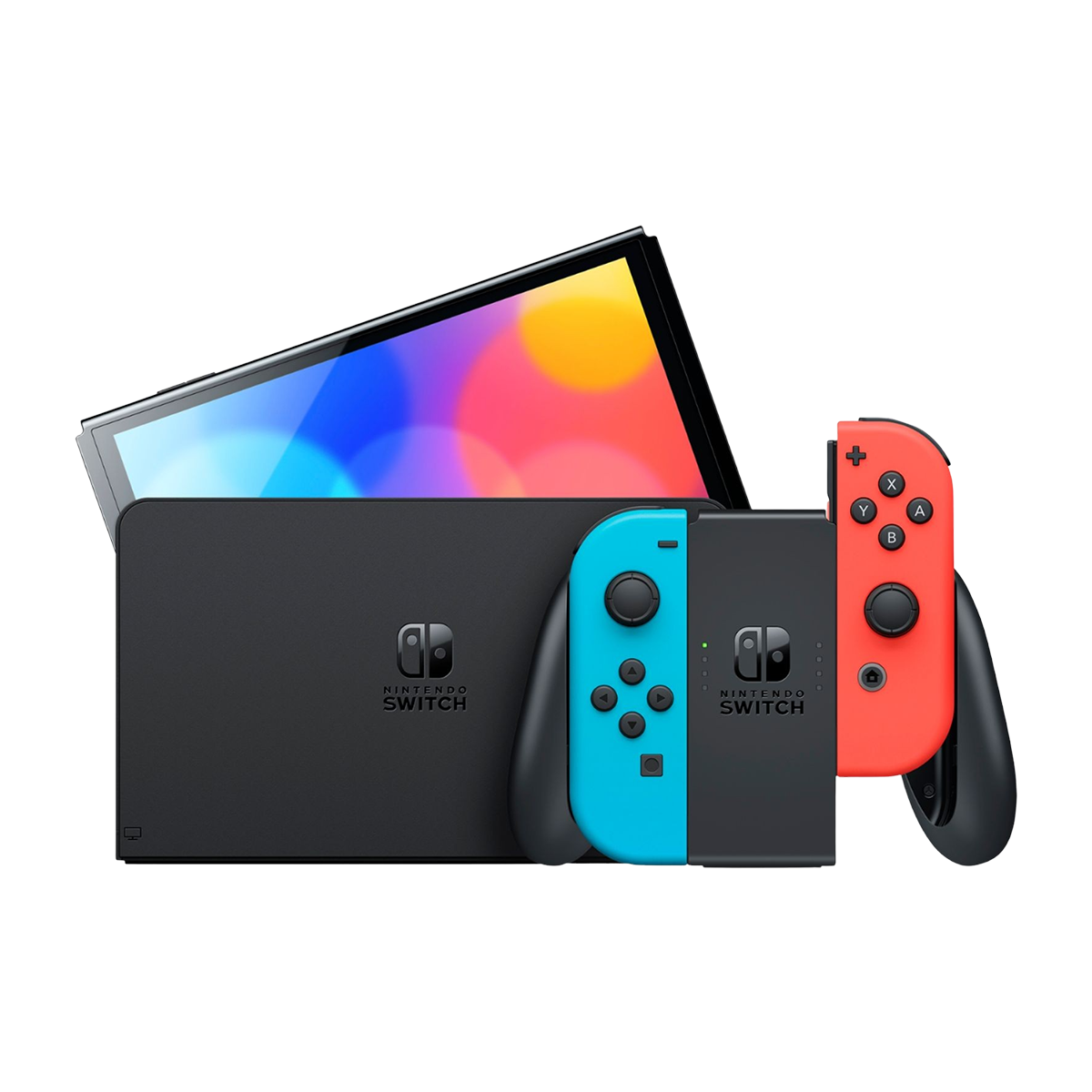 کنسول بازی نینتندو مدل Switch Neon Blue and Neon Red Joy-Con OLED-چند رنگ کنسول بازی نینتندو مدل Switch Neon Blue and Neon Red Joy-Con OLED-چند رنگ