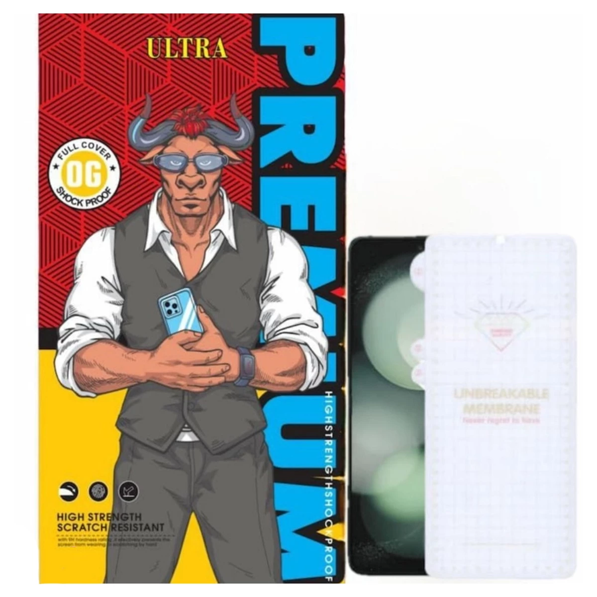 محافظ صفحه نمایش گوشی سامسونگ Galaxy Z Fold7 اولترا مدل Hydrogell-بی رنگ شفاف