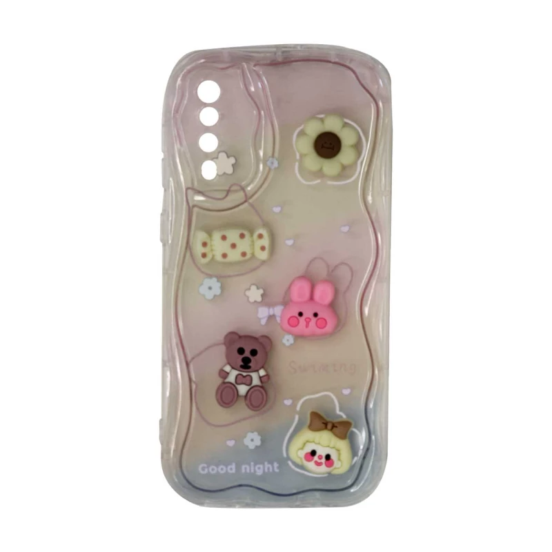 کاور گوشی سامسونگ Galaxy A50 مدل عروسکی فانتزی طرح کیوت-چند رنگ 