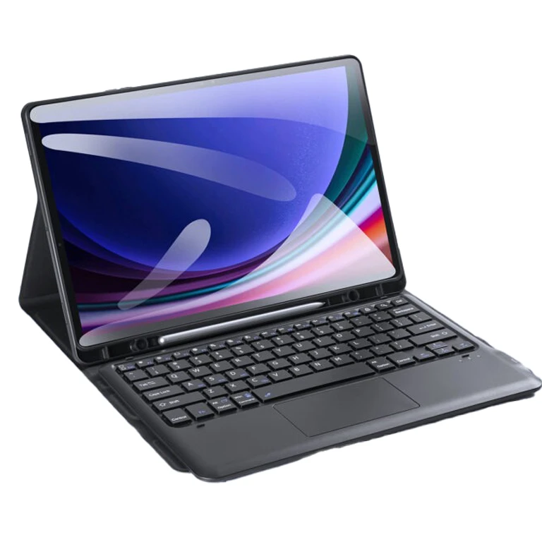 کیف کلاسوری کیبورد دار دوکس دوکیس مدل TK مناسب برای تبلت سامسونگ Galaxy Tab S10 Plus