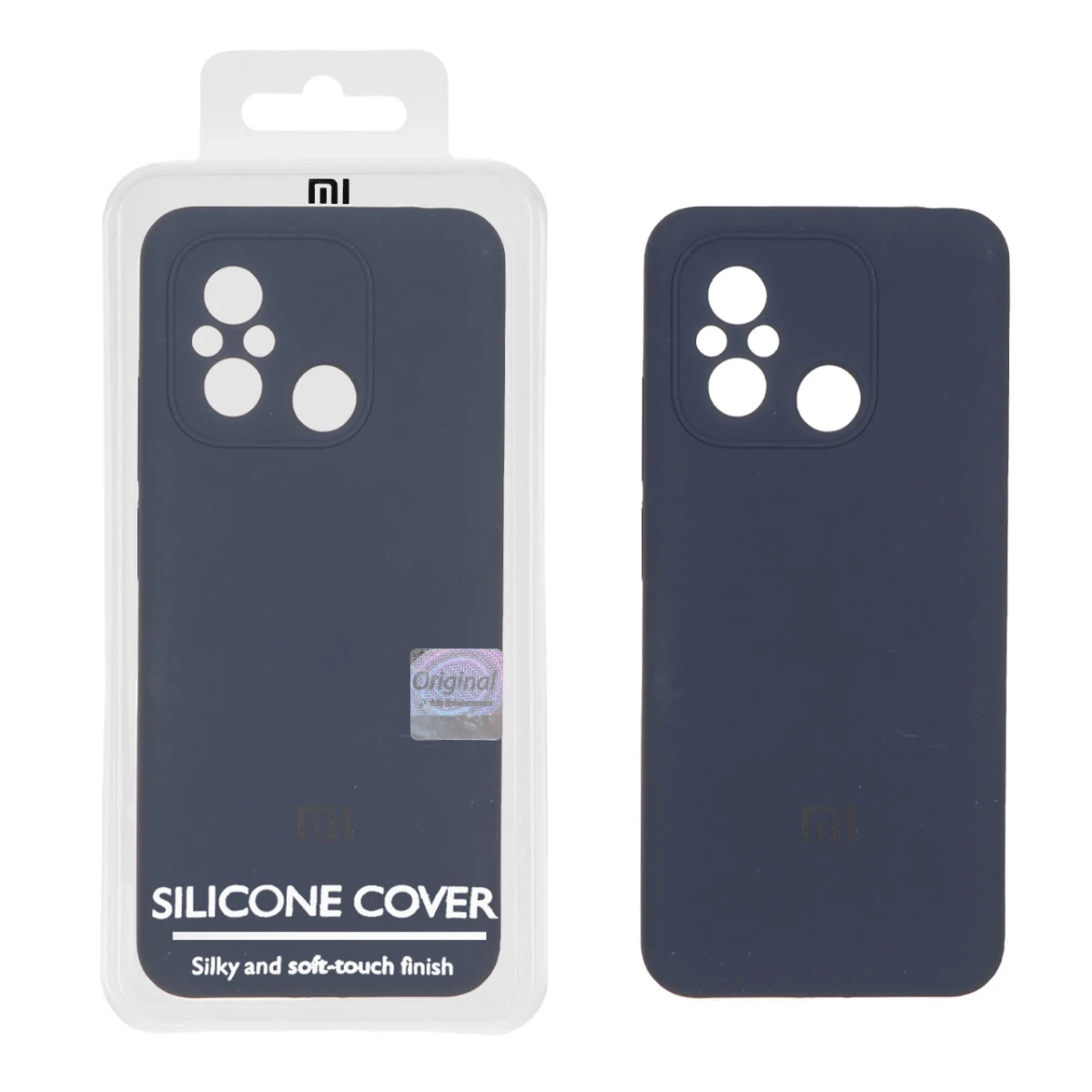 کاور گوشی شیائومی Redmi 12C / Redmi 11A /Poco C55 مستر کوالیتی مدل سیلیکونی پاک کنی-صورتی فسفری