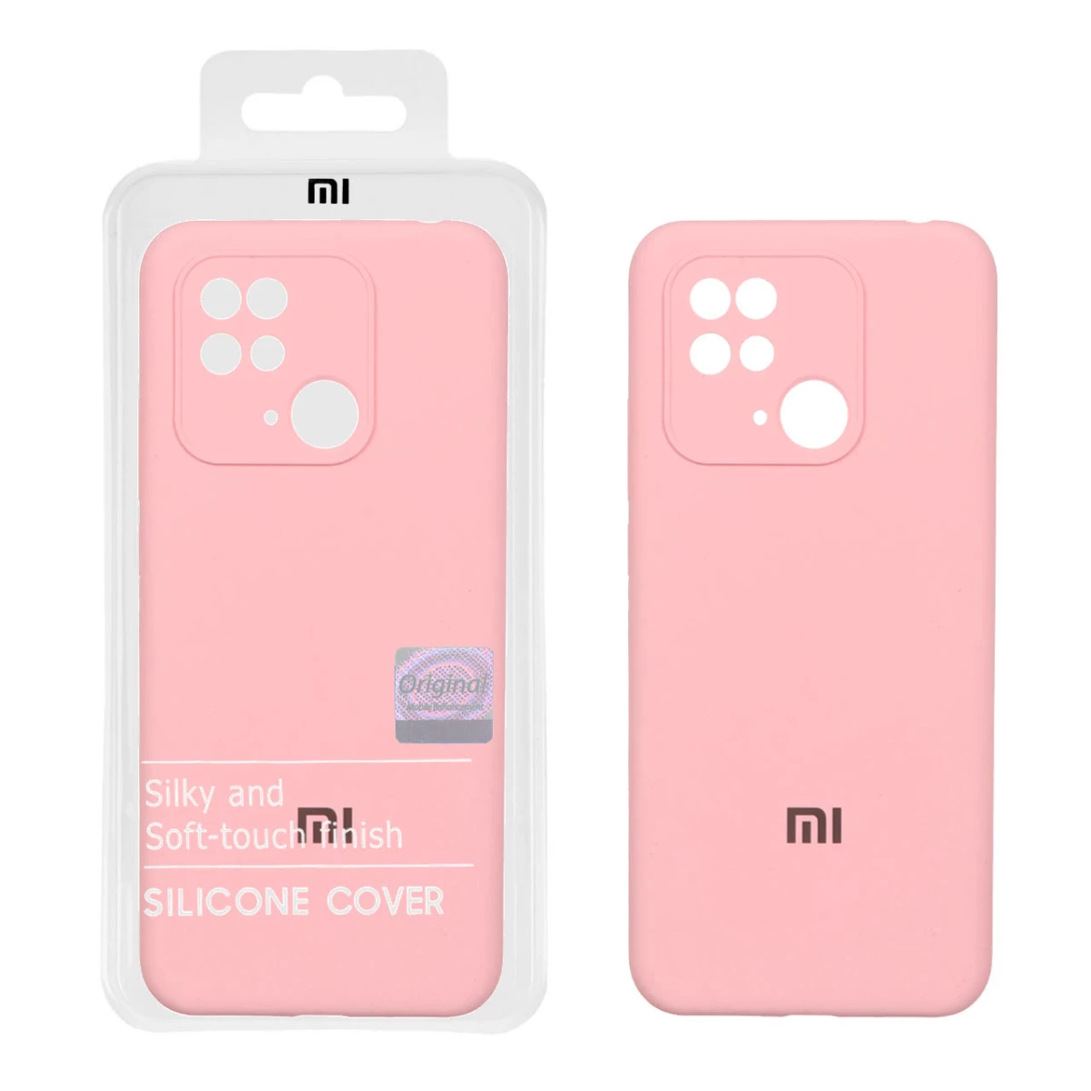 کاور گوشی شیائومی Poco C40/ 10C مستر کوالیتی مدل سیلیکونی پاک کنی-بنفش