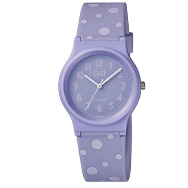 ساعت عقربه ای کیو اند کیو مدل VP46J064Y-بنفش