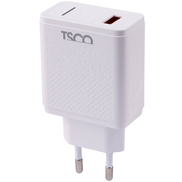 شارژر دیواری تسکو مدل TTC 64 توان 18 وات -سفید