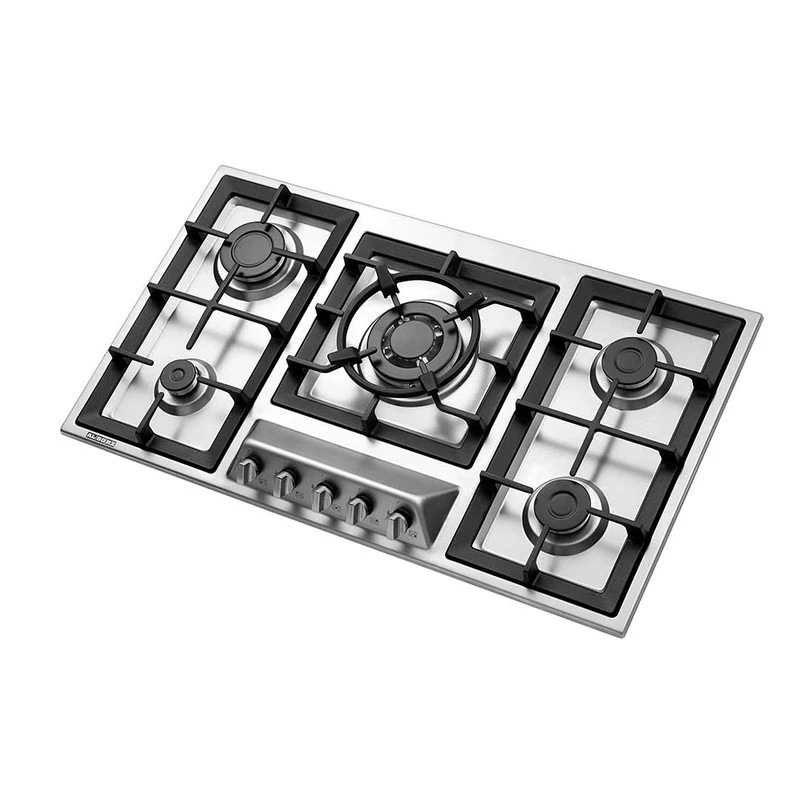 اجاق گاز صفحه‌ای 5 شعله استیل البرز مدل S-5960-استیل