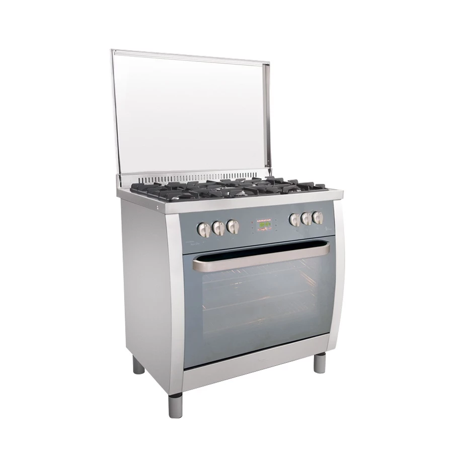 اجاق گاز 5 شعله اخوان مدل M15-EDTR-استیل اجاق گاز 5 شعله اخوان مدل M15-EDTR-استیل