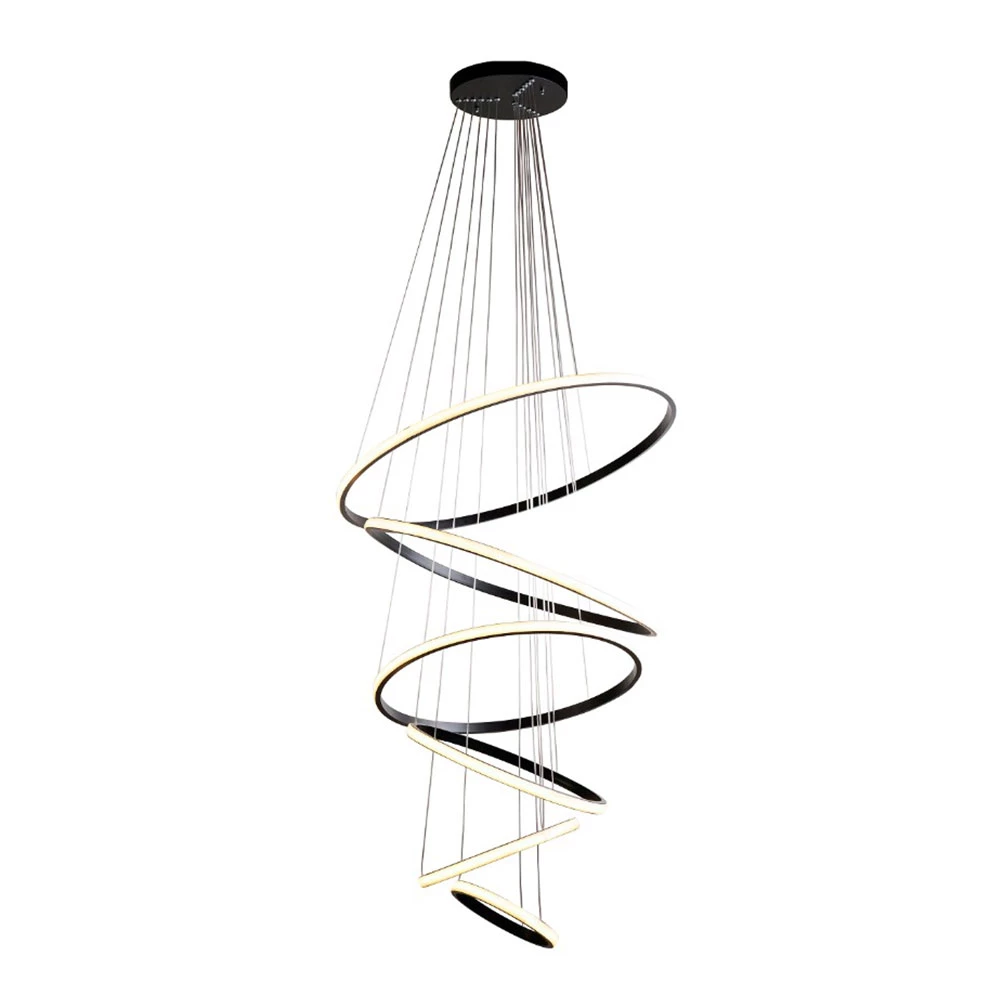 لوستر مدرن سقفی اتاق چشمه نور مدل L6388/6 مهتابی-طوسی