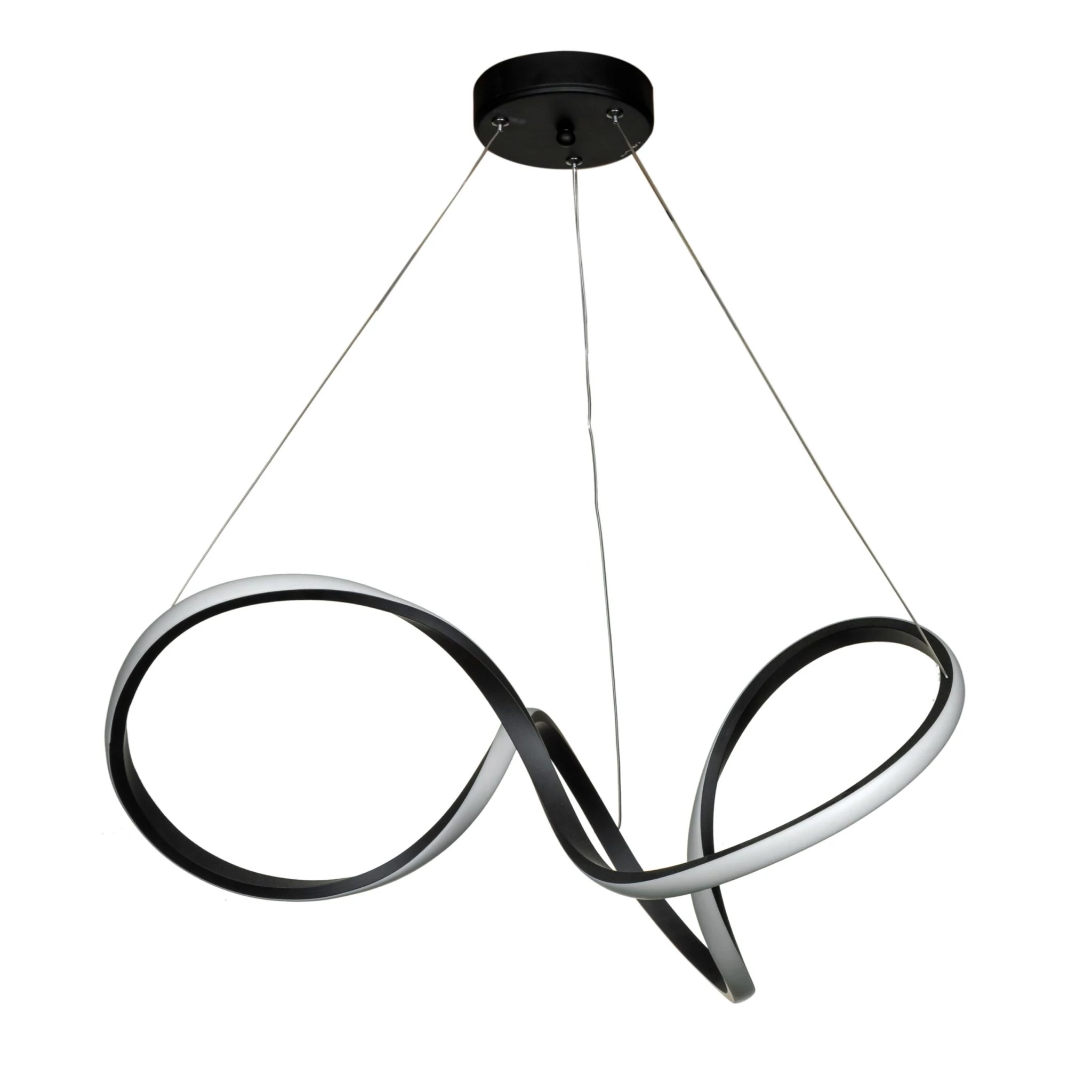 لوستر مدرن سقفی اتاق چشمه نور مدل A6379/3H ریموت دار-سبز زیتونی